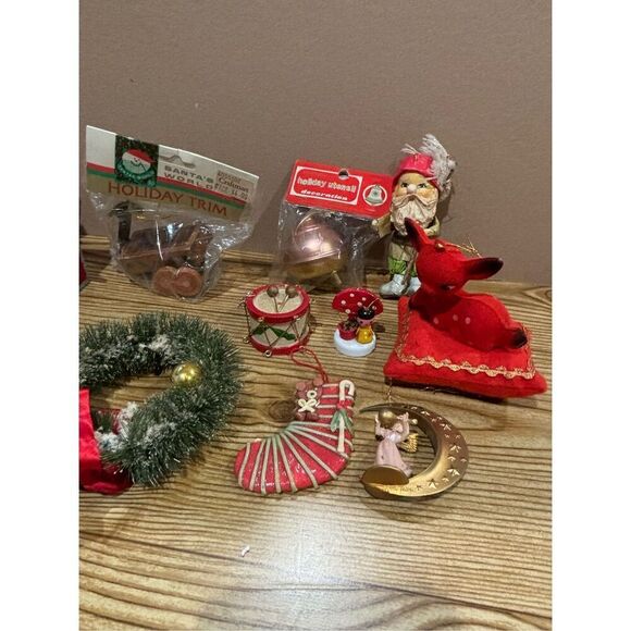 Vintage Christmas Ornament Decor Lot of 12-Kurt Adler/Disney/Deer/Etc-FAST SHIP - Picture 2 of 4